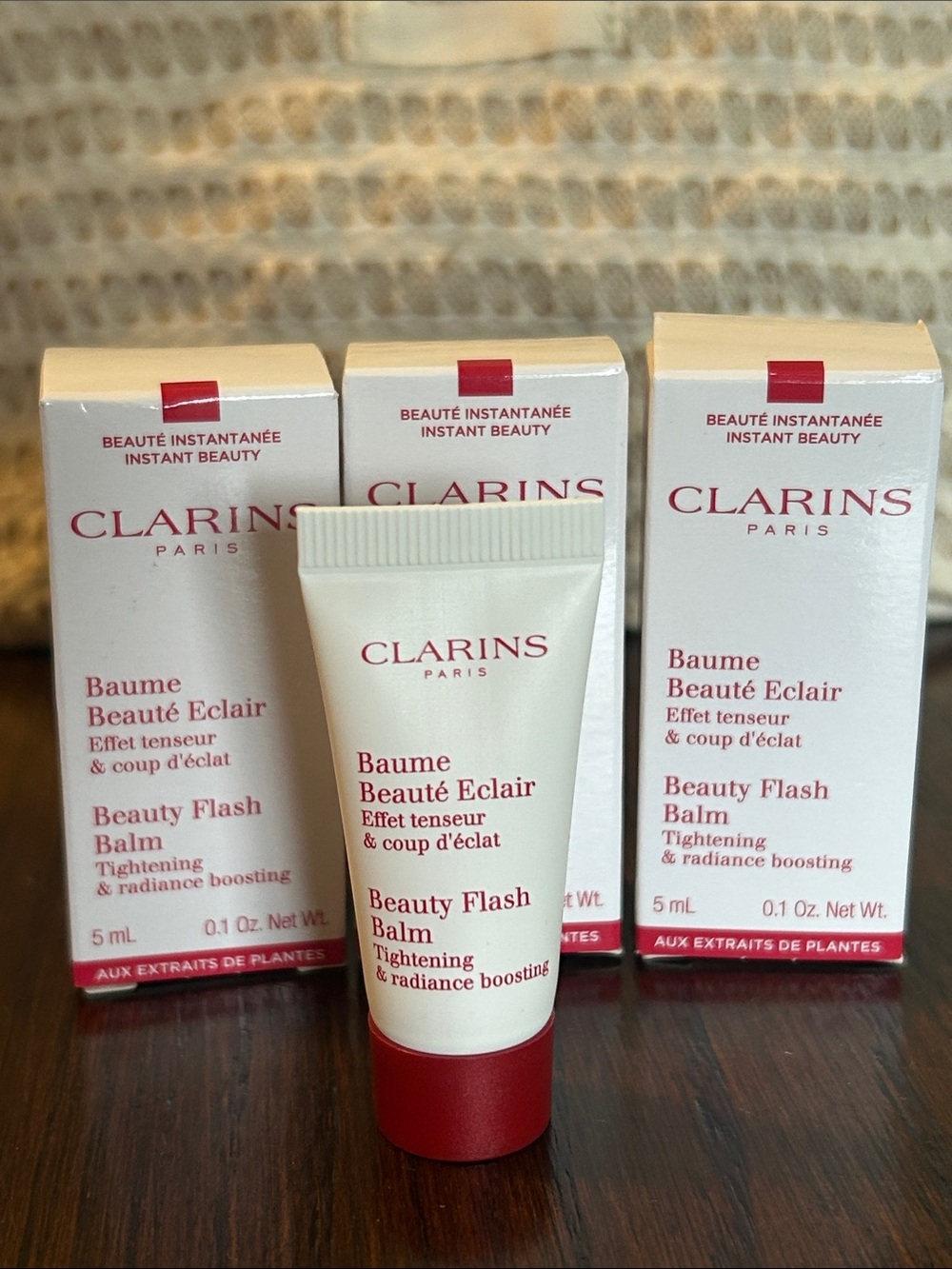5mlx3 Clarins Beauty Flash Balm set